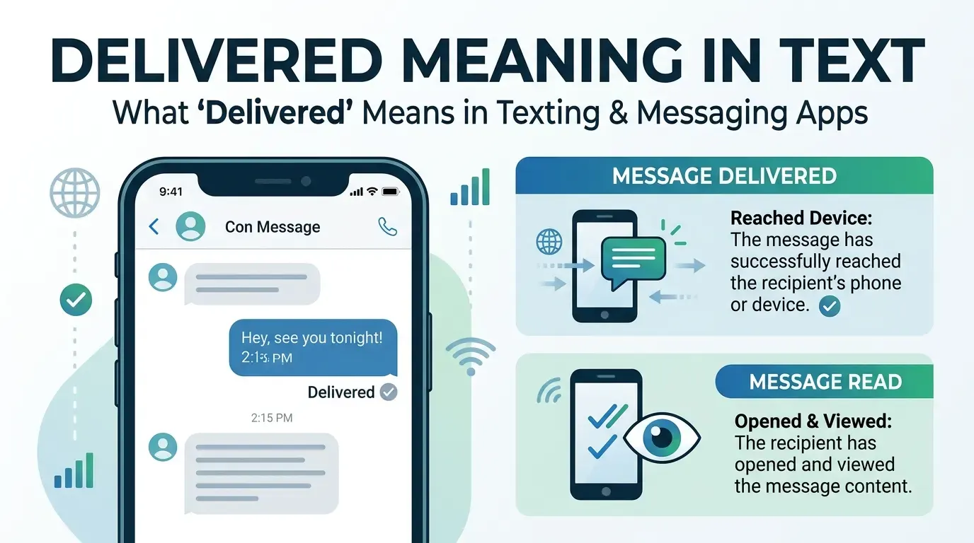 Delivered Meaning in Text
