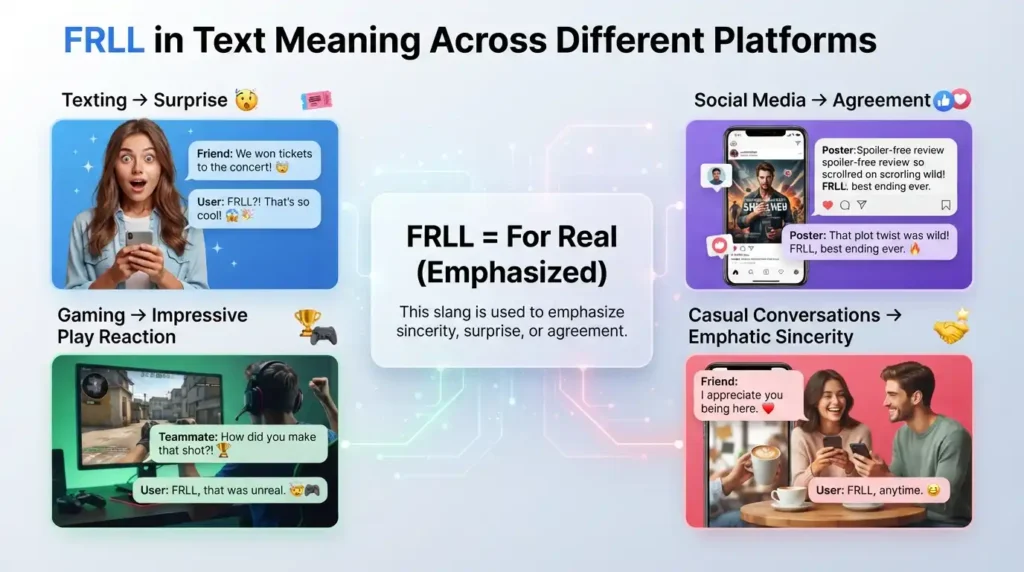 FRLL in Text Meaning Across Different Platforms