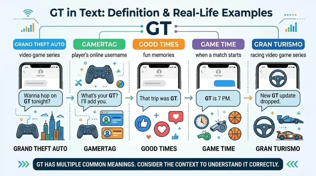 GT in Text Meaning: Definition & Real-Life Examples