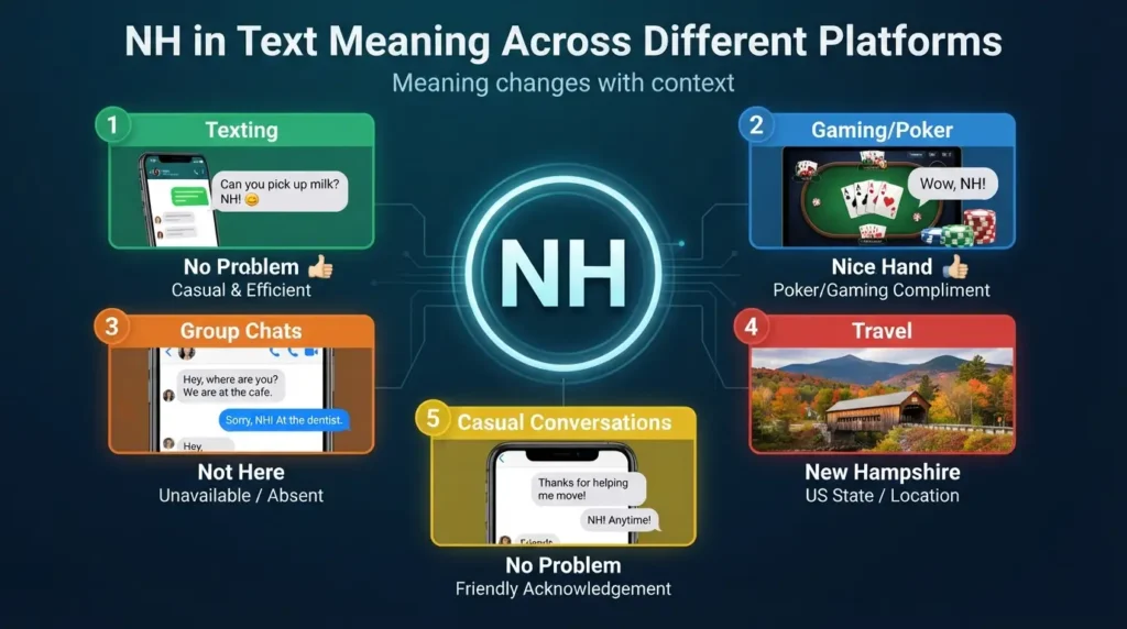 NH in Text Meaning Across Different Platforms