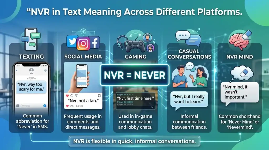 NVR in Text Meaning Across Different Platforms
