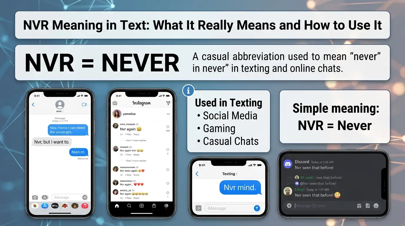 NVR Meaning in Text