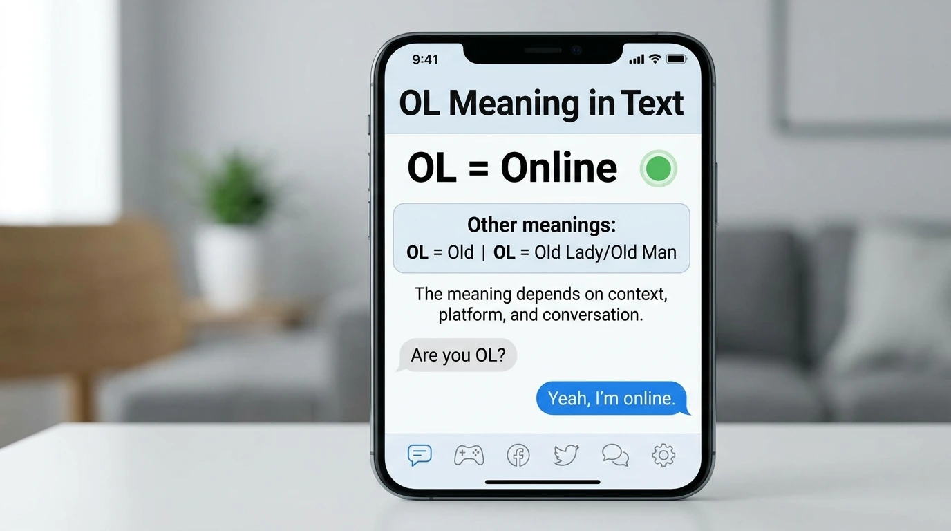 OL Meaning in Text