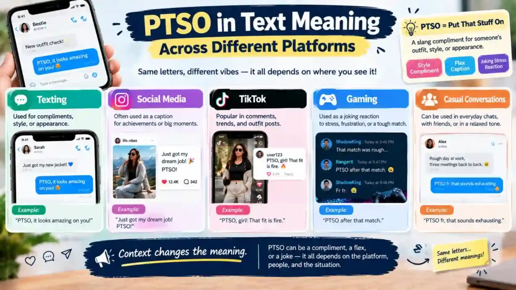 PTSO in Text Meaning Across Different Platforms