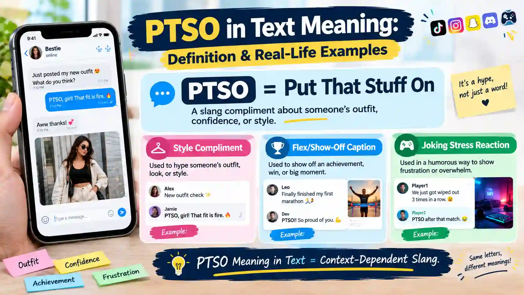 PTSO in Text Meaning: Definition & Real-Life Examples