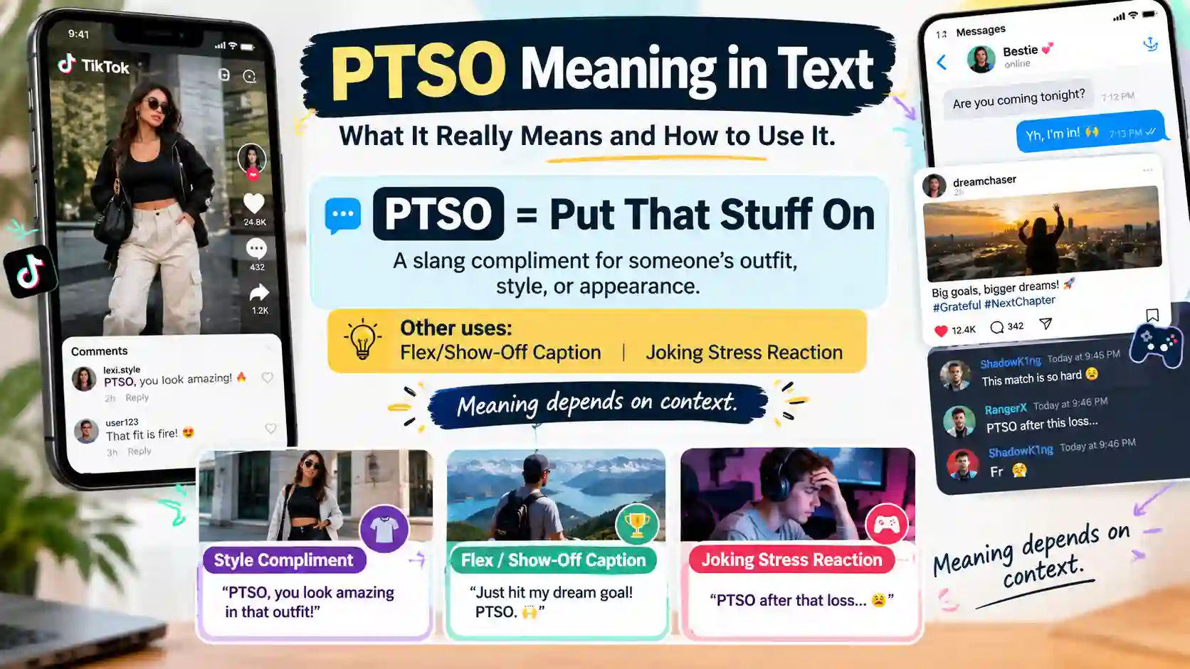 PTSO Meaning in Text