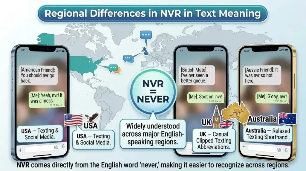 Regional Differences in NVR in Text Meaning