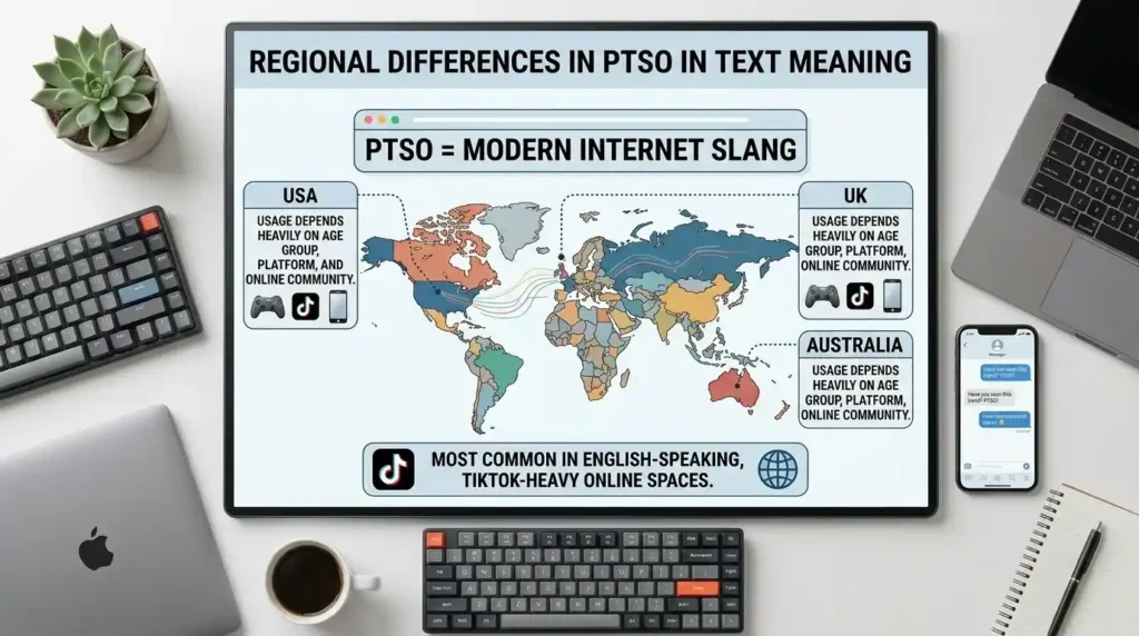 Regional Differences in PTSO in Text Meaning