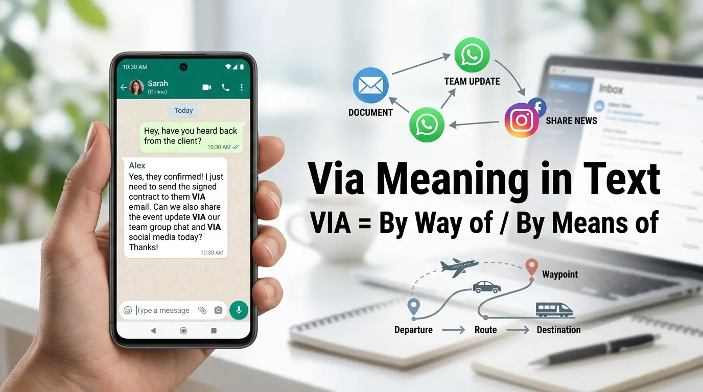 Via Meaning in Text