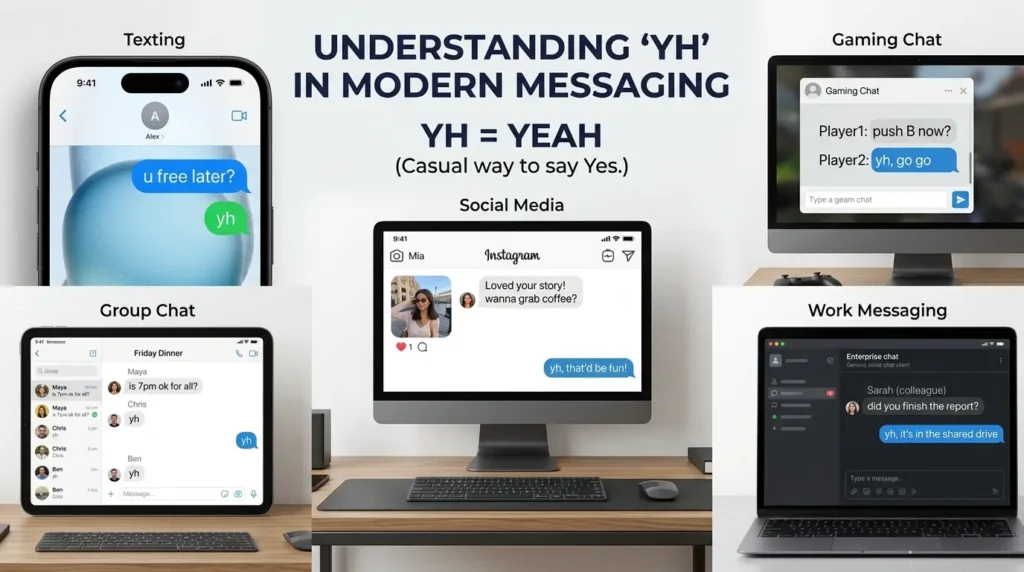 YH in Text Meaning Across Different Platforms