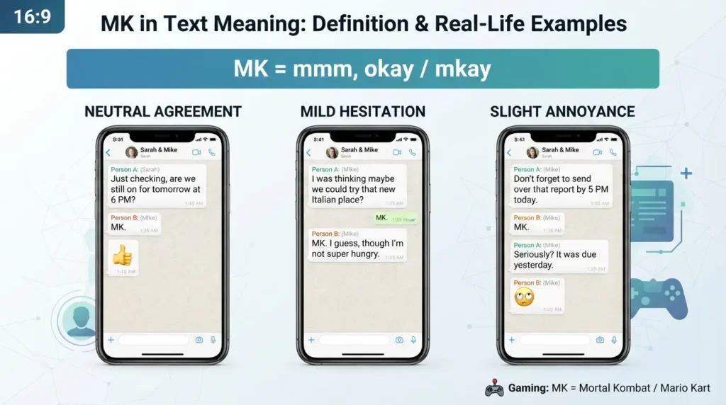 MK in Text Meaning: Definition & Real-Life Examples